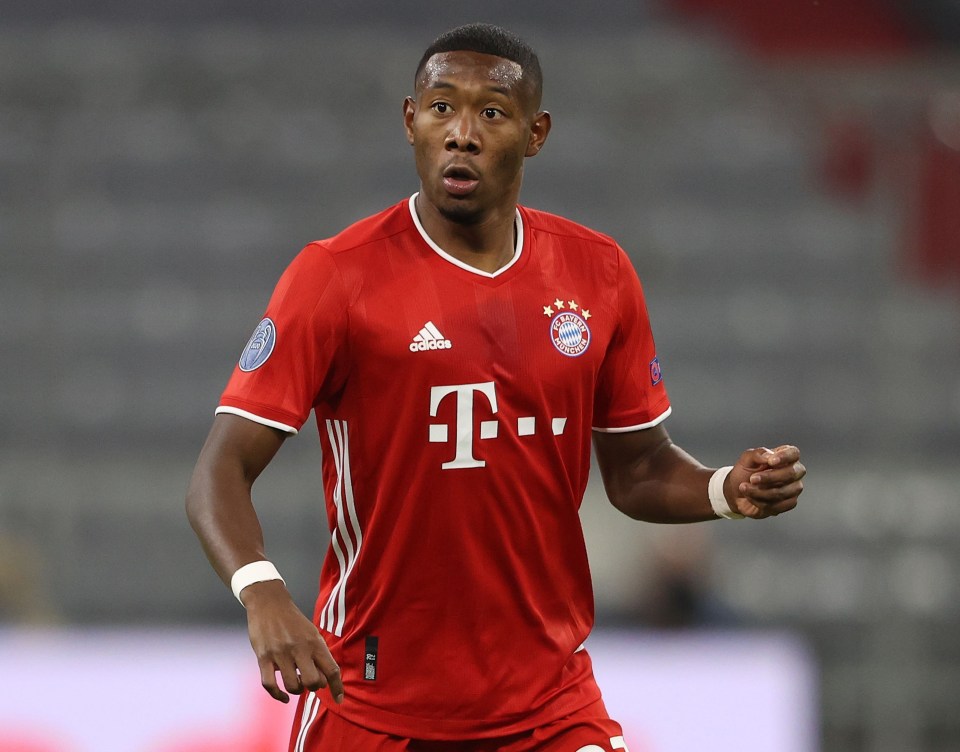 David Alaba was reportedly demanding £400,000-per-week wages to stay at Bayern