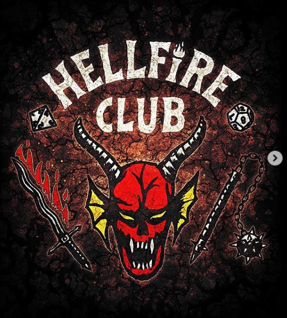 The show's account teased the intro of The Hellfire club in season 4