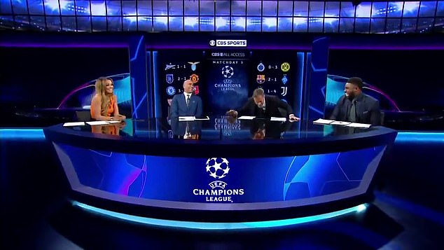 Jamie Carragher and his fellow pundits were left stunned after the awkward post-match interview