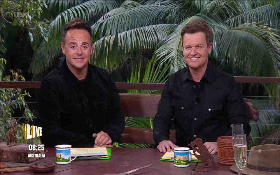 Ant and Dec will host the I'm A Celebrity coming out show