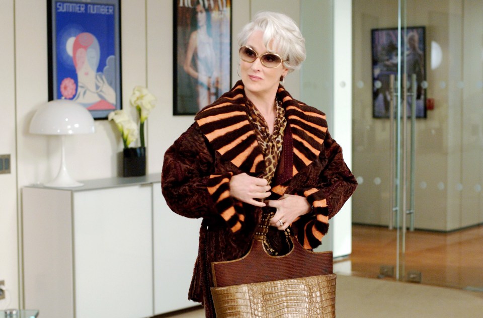 Meryl starred as Miranda Priestley in 2006 film The Devil Wears Prada