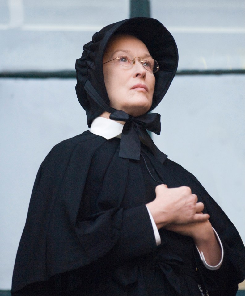 Meryl Streep starred as Sister Aloysius in Doubt