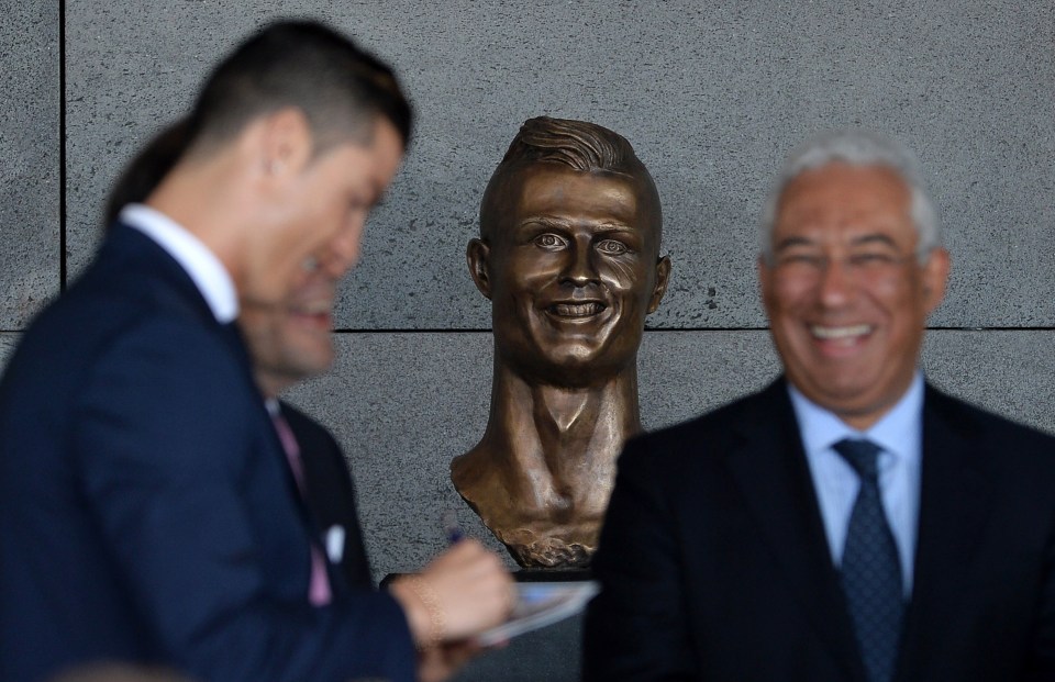 Madeira Airport famously butchered their initial Cristiano Ronaldo effort