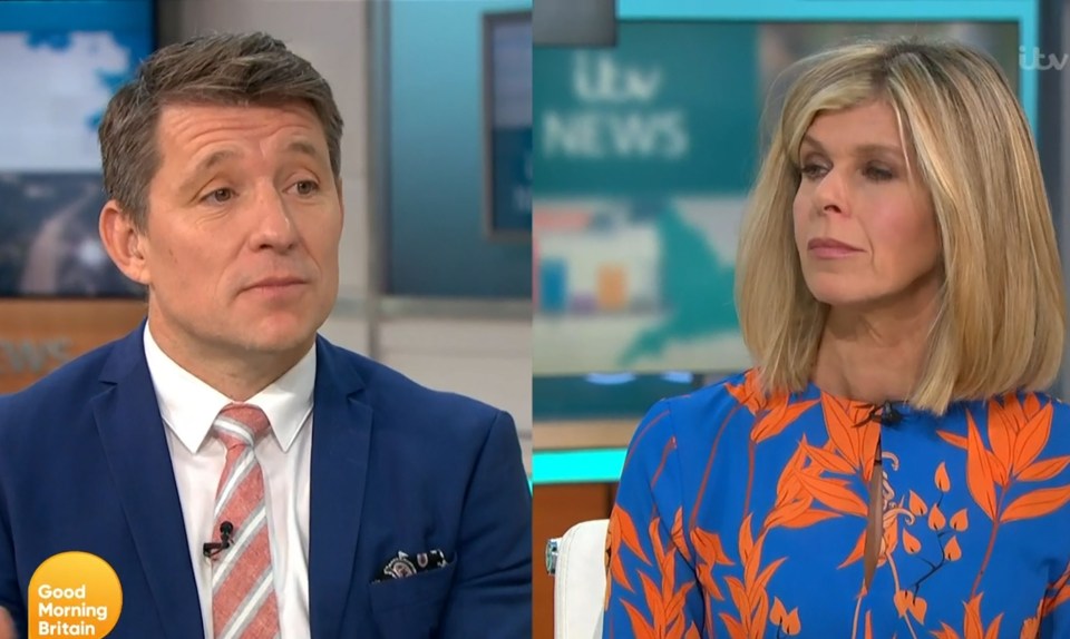 Kate Garraway has praised Ben Shephard for his support during her husband's coronavirus battle