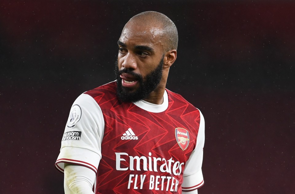 Alexandre Lacazette is fighting to stay in the Gunners team