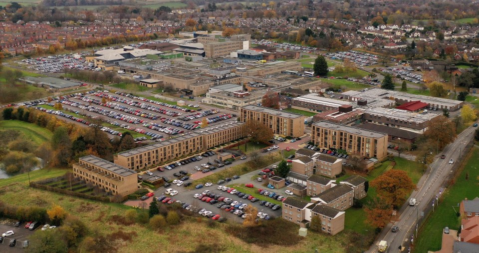 The Royal Shrewsbury Hospital in Shropshire, where consultants fought to save Margaret’s life