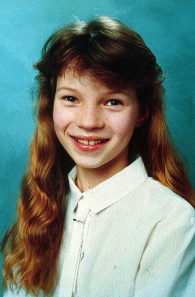 Kate Moss as a schoolgirl - she now runs an agency helping up and coming models, but insists under-18s must have parental consent