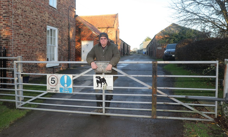 Dozens of people have appeared at Gerald Tower's farm after potential Covid patients mistook it for a testing centre