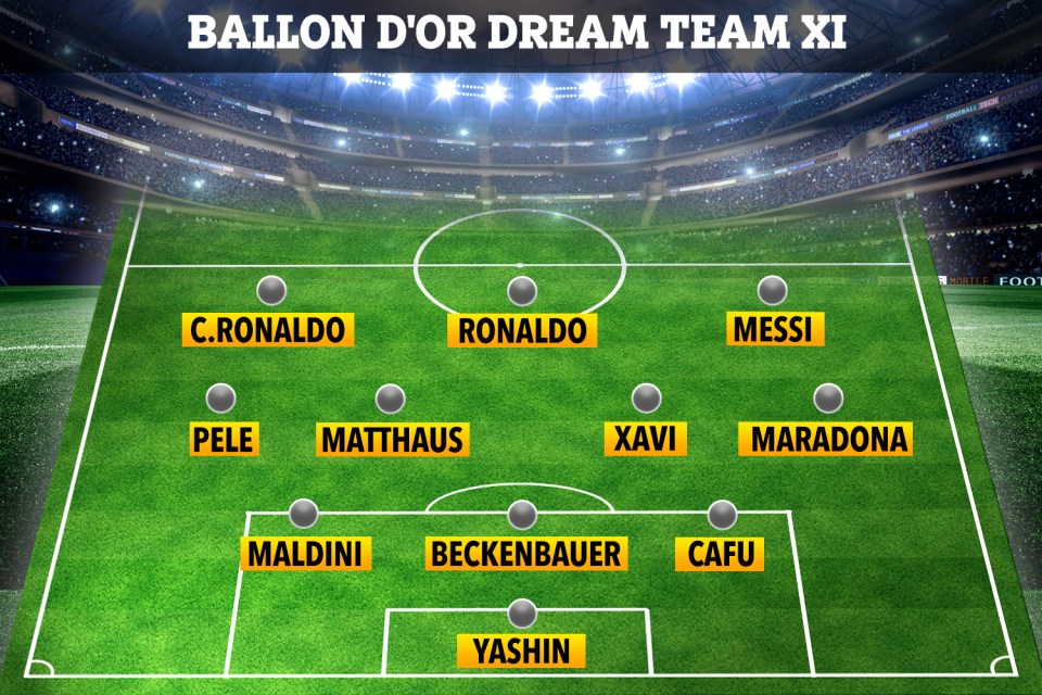 Last year, Maradona was named in the Ballon d’Or all-time best XI