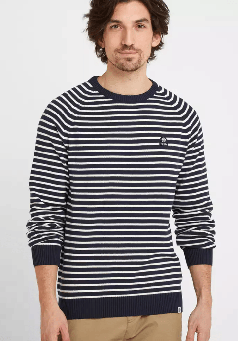 For a more casual look, check out this striped Tog 24 jumper