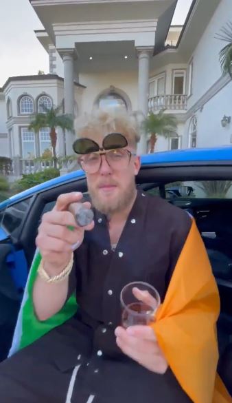 Jake Paul even had the same sunglasses on that Conor McGregor wears 