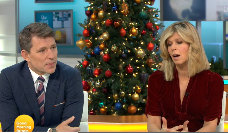 Kate Garraway explained why she was away to Ben Shephard