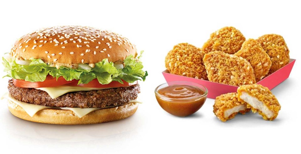 Two new additions to the McDonald's menu will be launched today for six weeks only