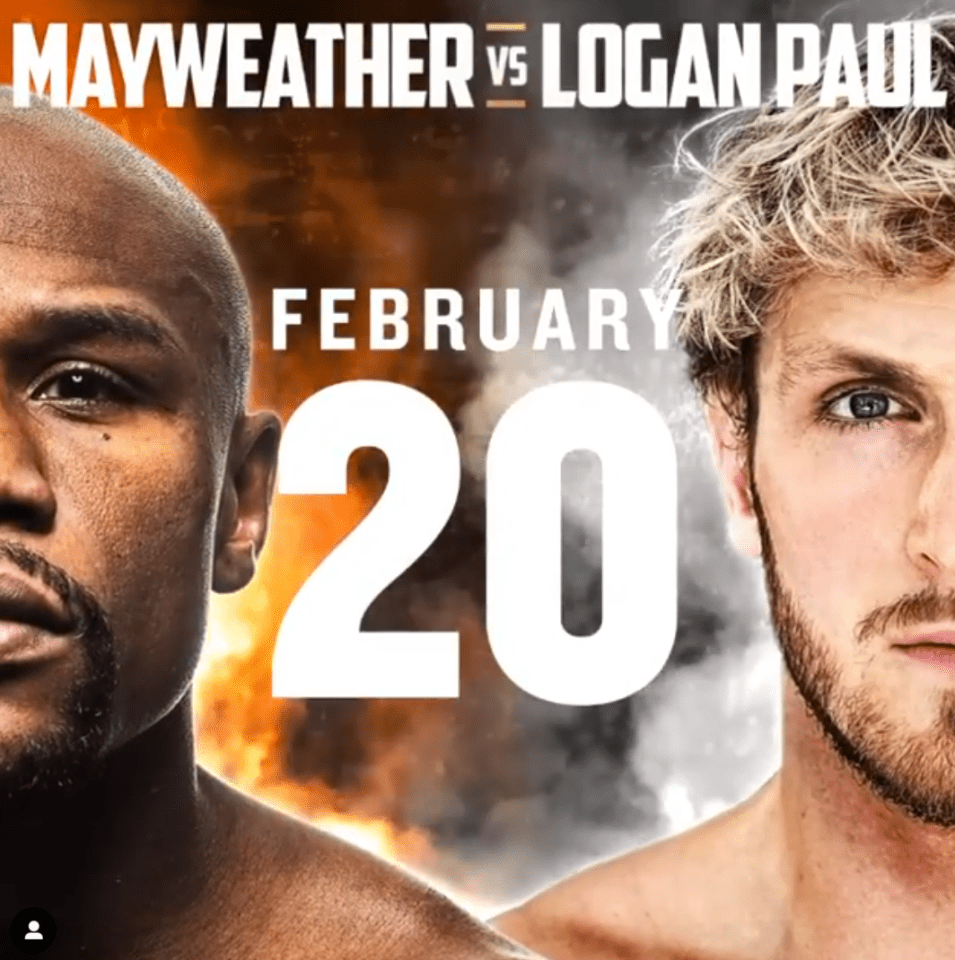 Floyd Mayweather vs Logan Paul will take place on February 20