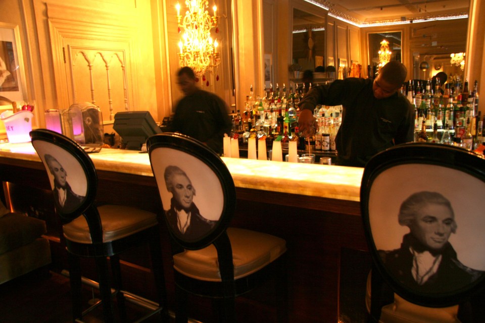 Mount Nelson hotel’s planet bar in Cape Town, South Africa