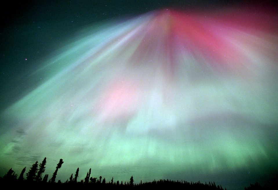 The Northern Lights has previously been visible over Alaska in the US 