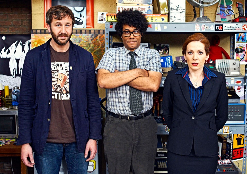  The IT Crowd stars Chris O'Dowd, Richard Ayoade and Katherine Parkinson