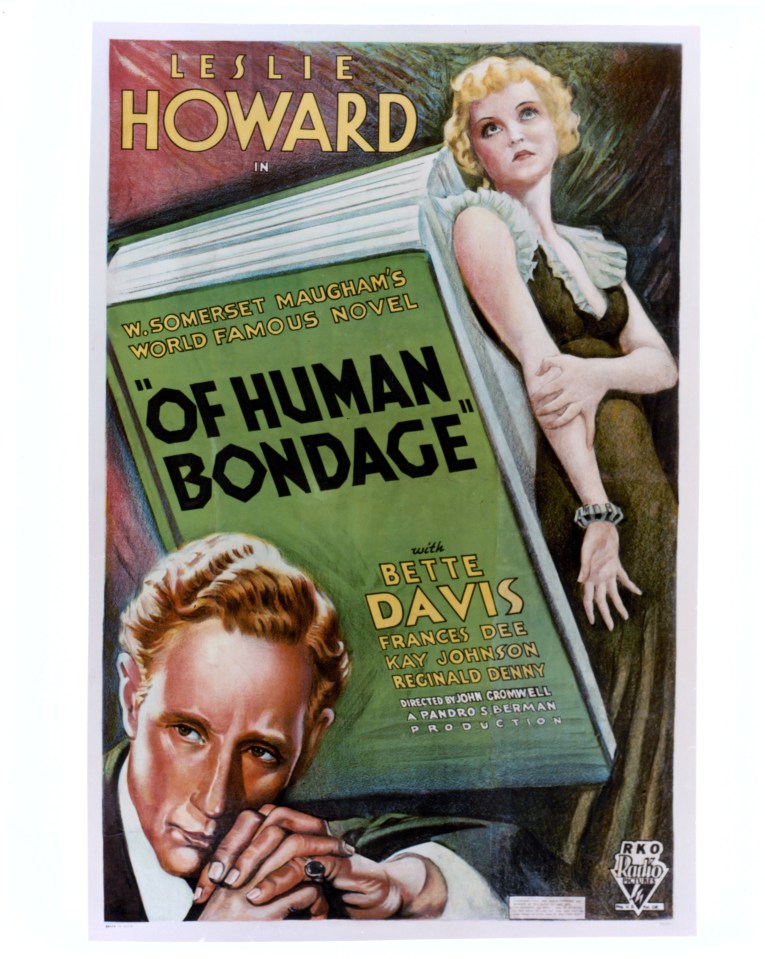 Artwork for Bette Davis film Of Human Bondage