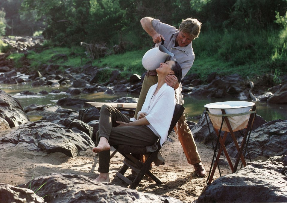 Meryl Streep as Danish woman Karen Blixen in Out Of Africa