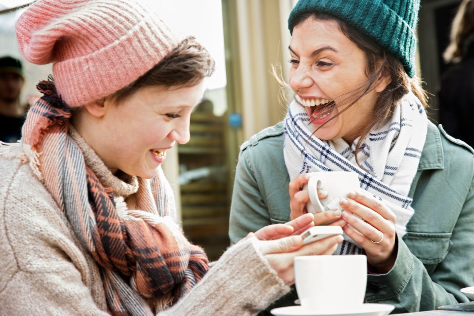 Nothing beats a cup of tea and a giggle with friends - something that has been in short supply this year