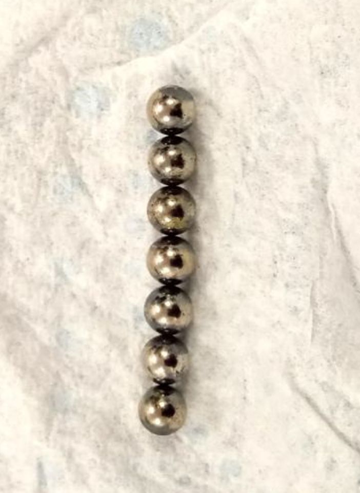 Magnetic balls are also very dangerous if swallowed 