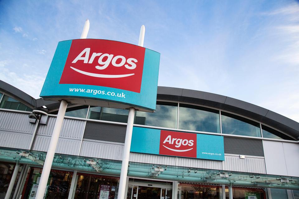 Standalone Argos stores are closed for shopping in-store but open for picking up orders