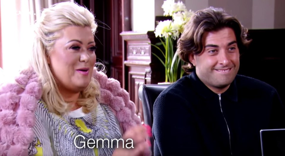 Gemma with her on/off boyfriend James Argent