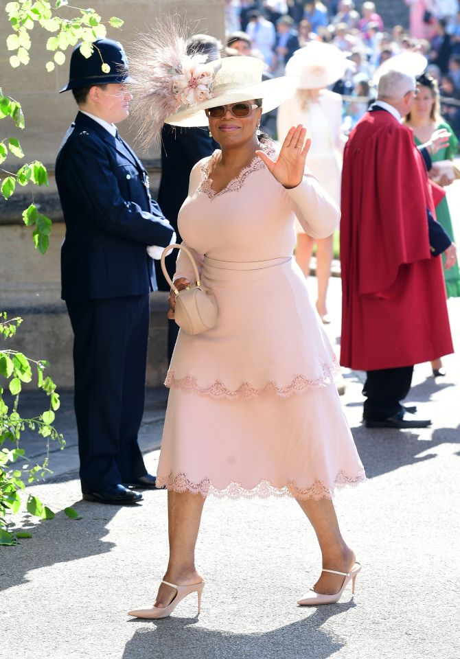 Oprah attended Meghan and Harry's royal wedding in 2018 in Windsor