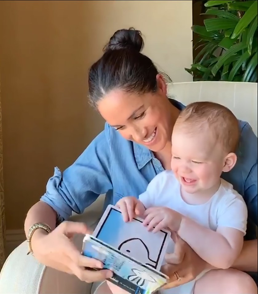 Meghan and Harry shared a video reading a book to their son