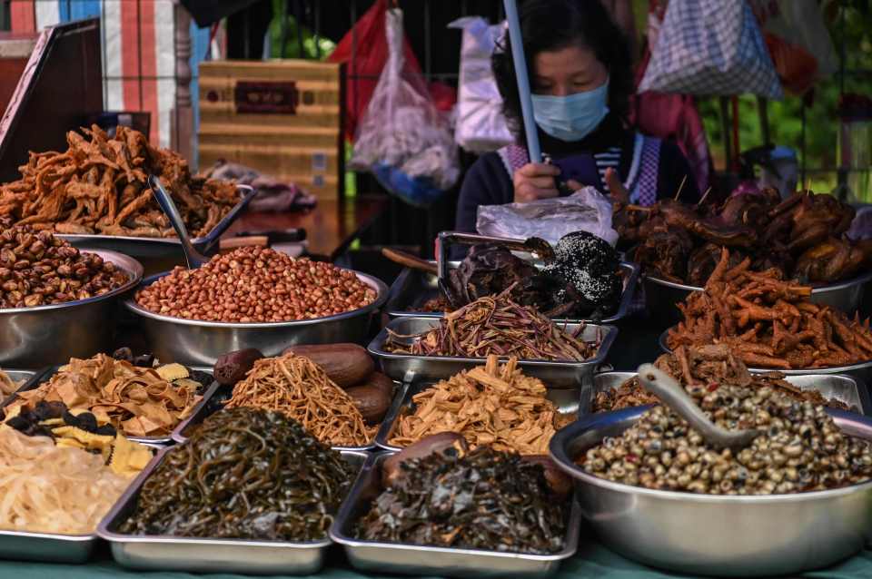 Coronavirus is believed to have jumped to humans at a so-called 'wet market' in Wuhan