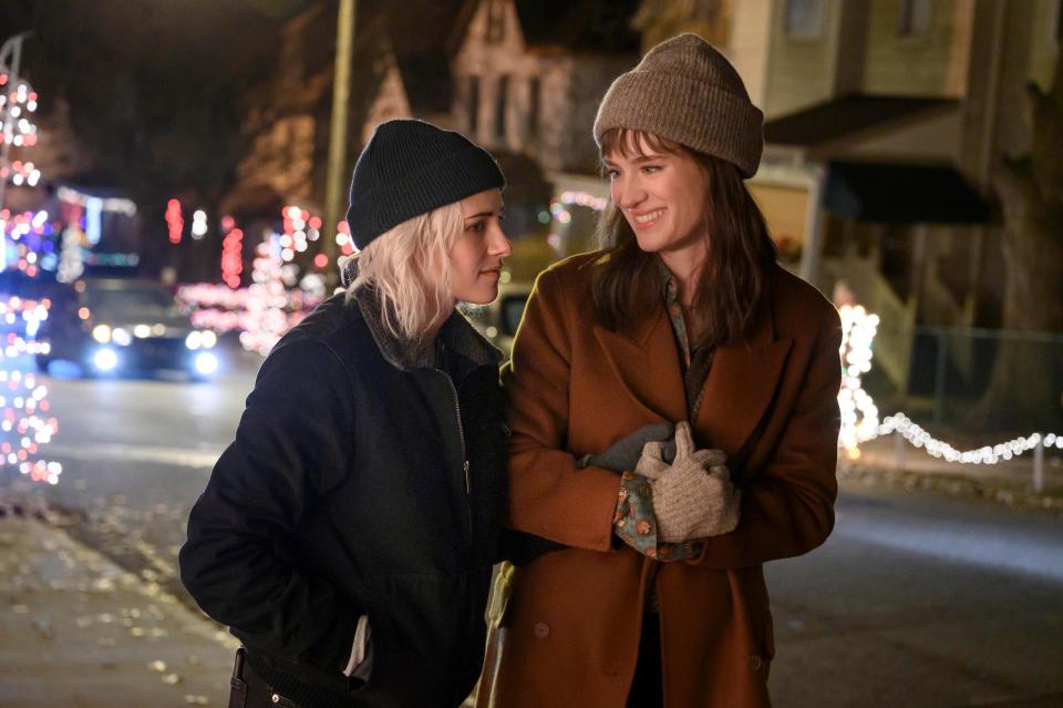 It's a rom-com following a lesbian couple - with one of them closeted