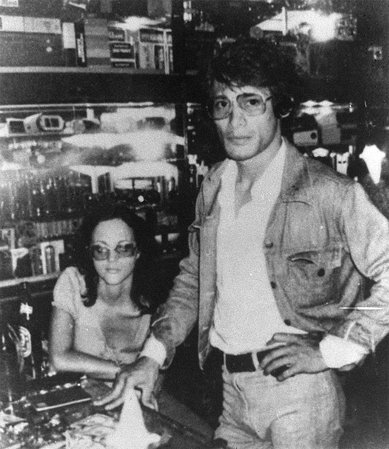 The Bikini Killer, Charles Sobhraj, pictured with his girlfriend Leclerc, robbed, bludgeoned and choked holidaymakers in India, Nepal and Thailand throughout the Seventies