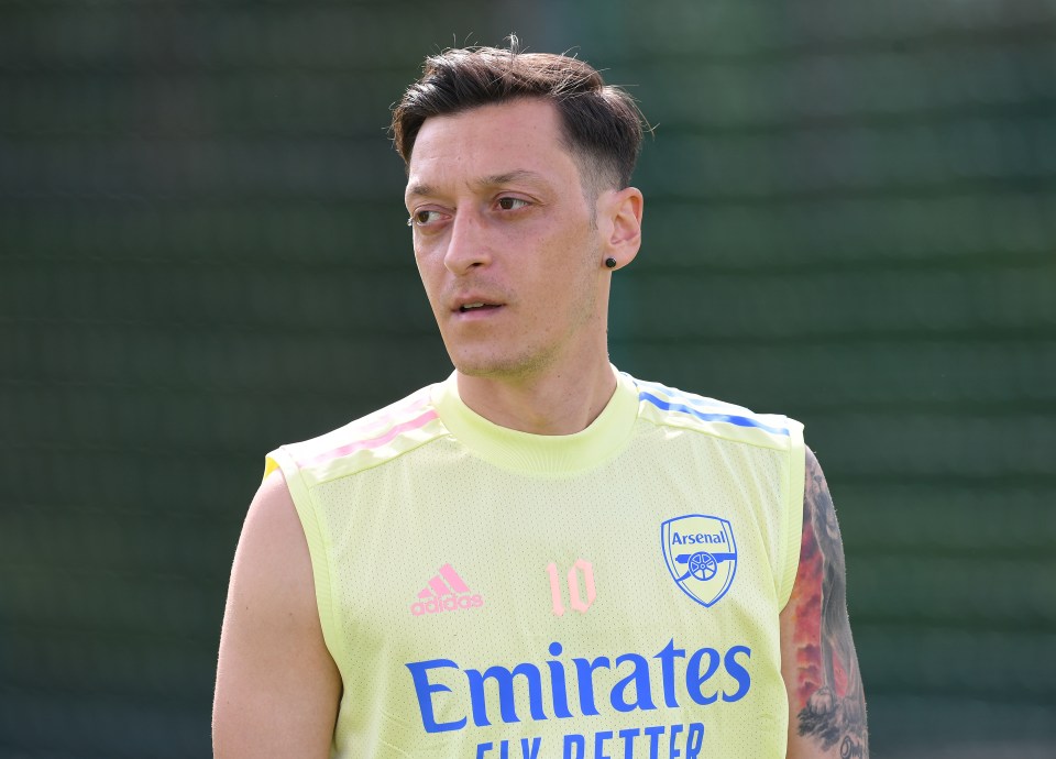 Mesut Ozil has been frozen out of Arsenal's squad