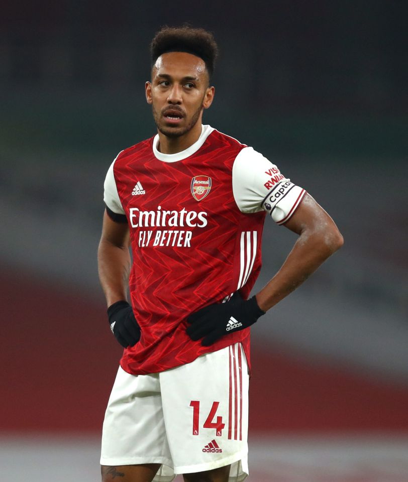 Pierre-Emerick Aubameyang has scored just twice this season