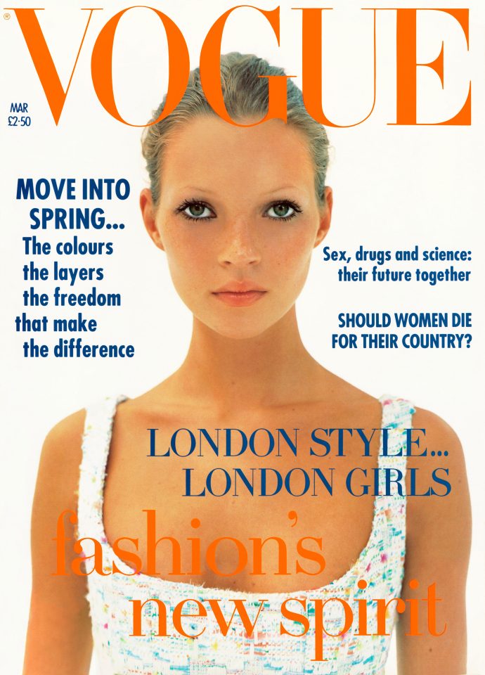 Her first Vogue cover was back in 1993, with one editor calling her a 'shimmering national treasure'