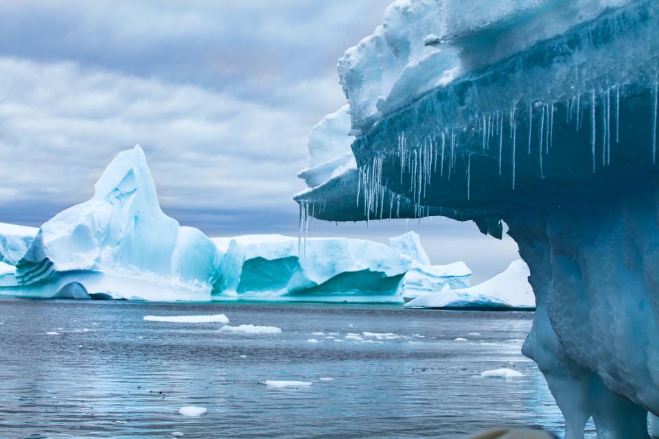 The melting of the polar ice caps is also of serious concern for scientists