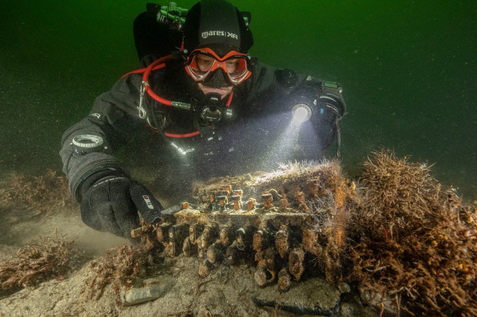 An enigma machine dating back to World War 2 has been found at the bottom of the Baltic Sea