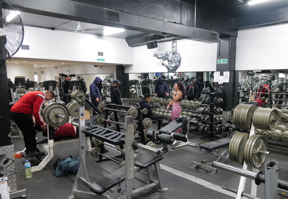 People arrived at their gyms at the stroke of midnight