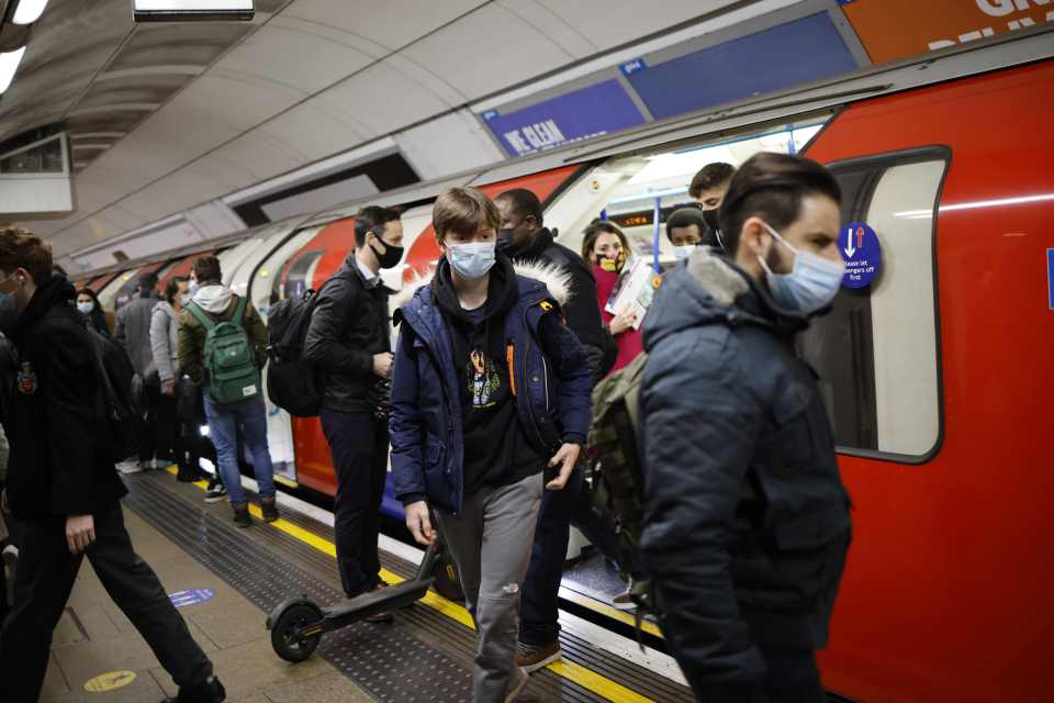 Londoners piled on to the Tube this morning on Wild Wednesday