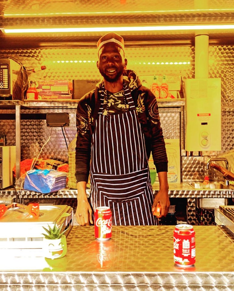 The suya chef received £33,000 in donations in just 24 hours