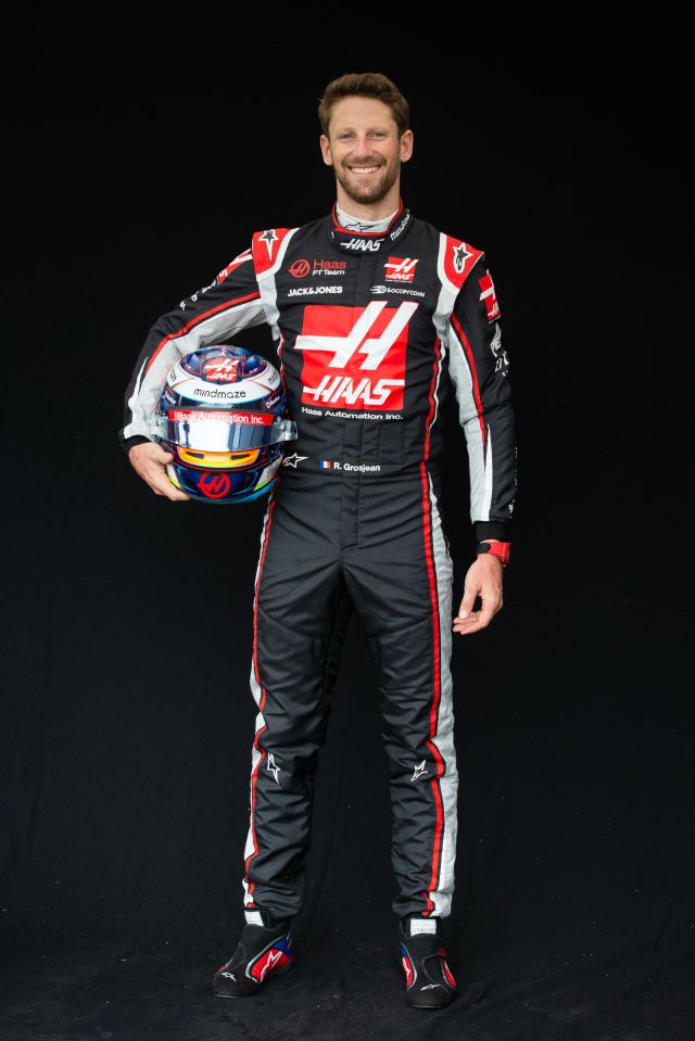 Romain Grosjean climbed out, on his own, with nothing more than two lightly singed hands