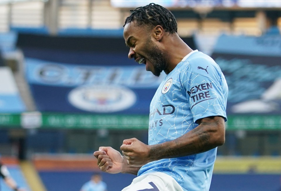 Sterling had gone six games without scoring before today's early effort