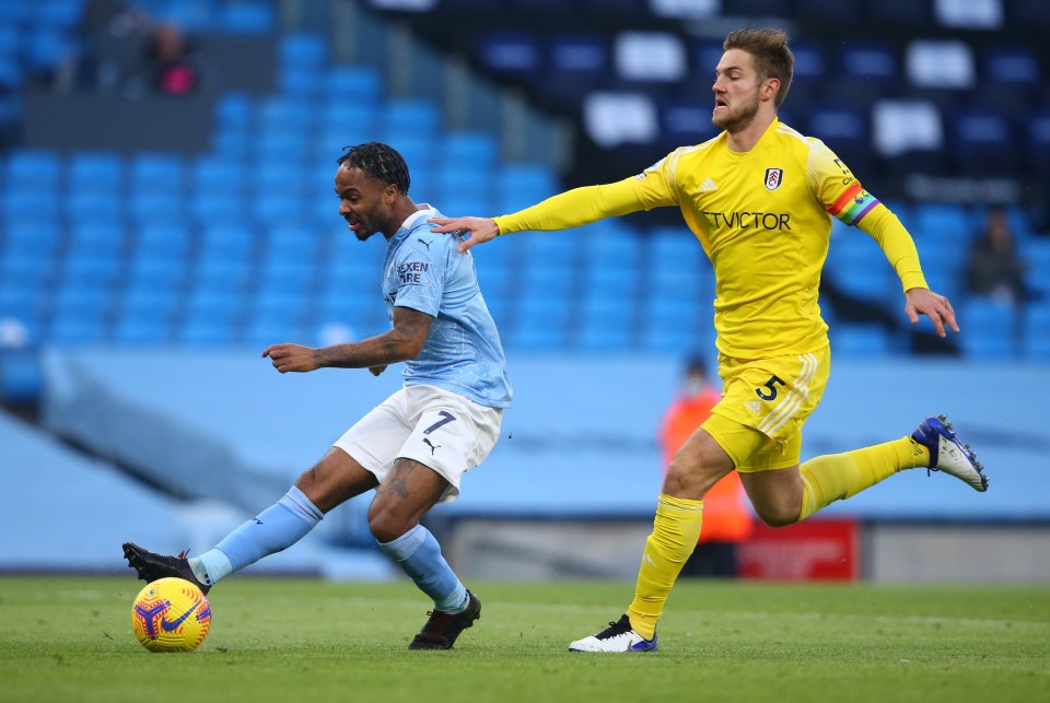 Sterling opened the scoring after just five minutes at the Etihad