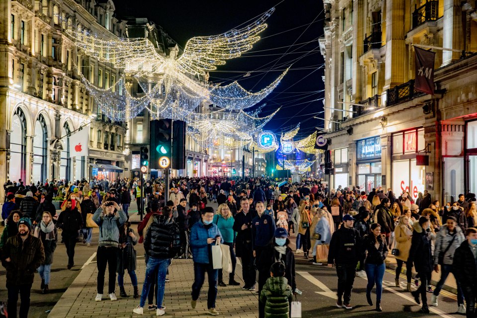 Eleven million Brits could spend £1.7billion in shops for Christmas today amid new Tier 3 worries and delivery meltdowns