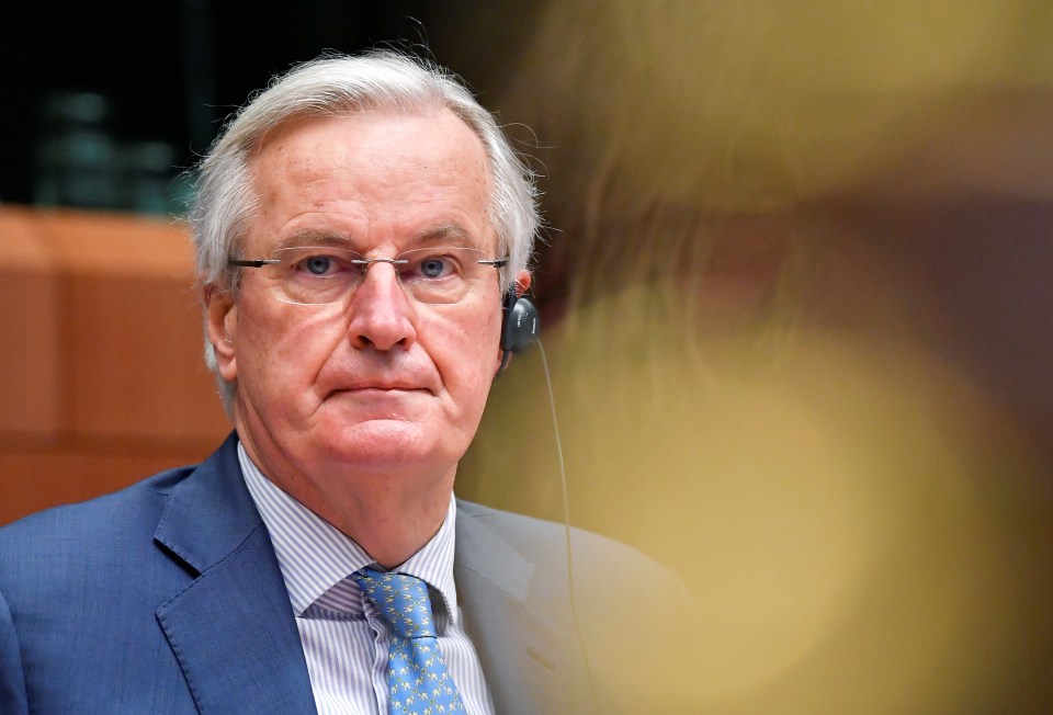 Michel Barnier appeared downbeat about the prospect of a deal