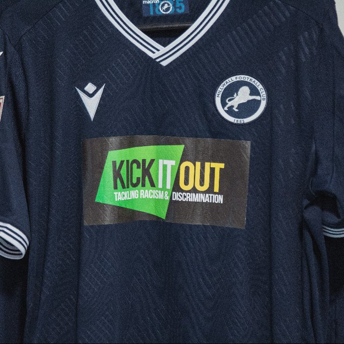 This is the shirt the Millwall players wore against QPR