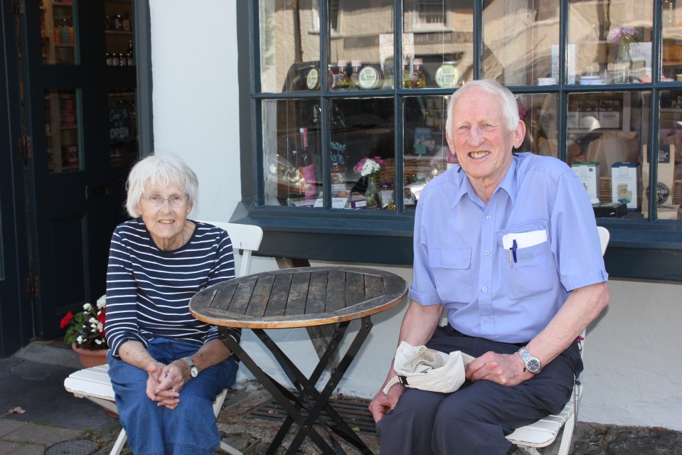 Colin with his wife Margaret – Colin did his national service in the RAF over 60 years ago