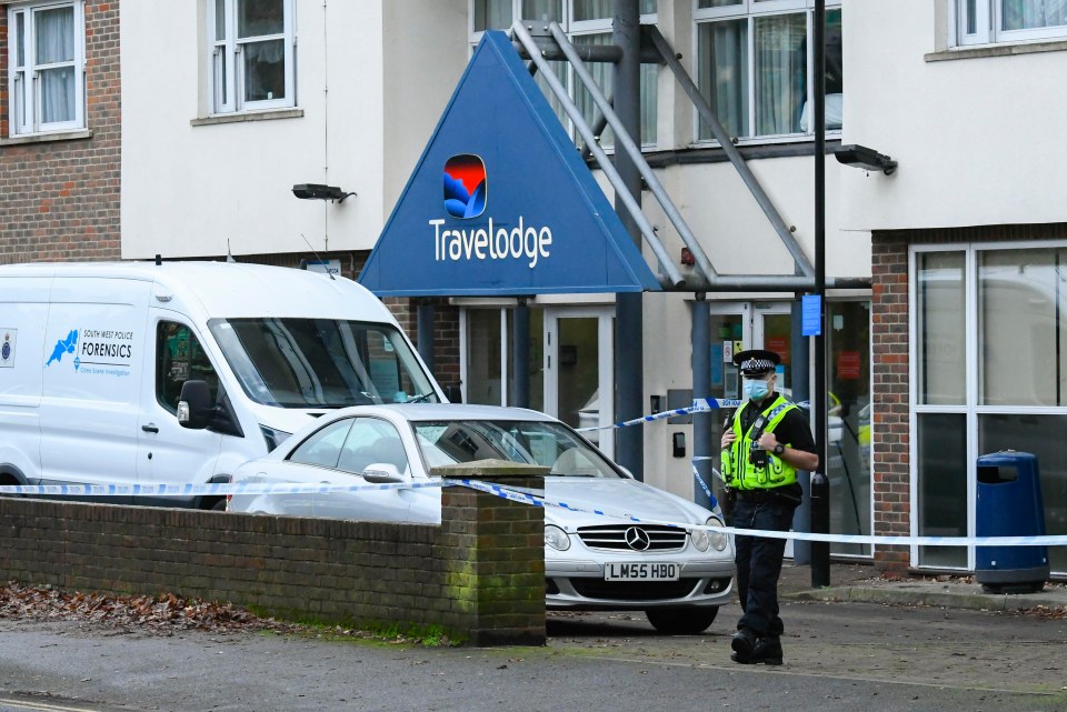 Her body was found in the Travelodge in Bournemouth 