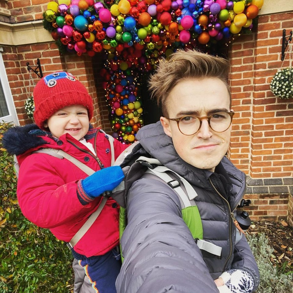  Tom Fletcher got to work decking his whole house out in Christmas decorations while his I’m A Celeb winning wife was away filming the ITV show