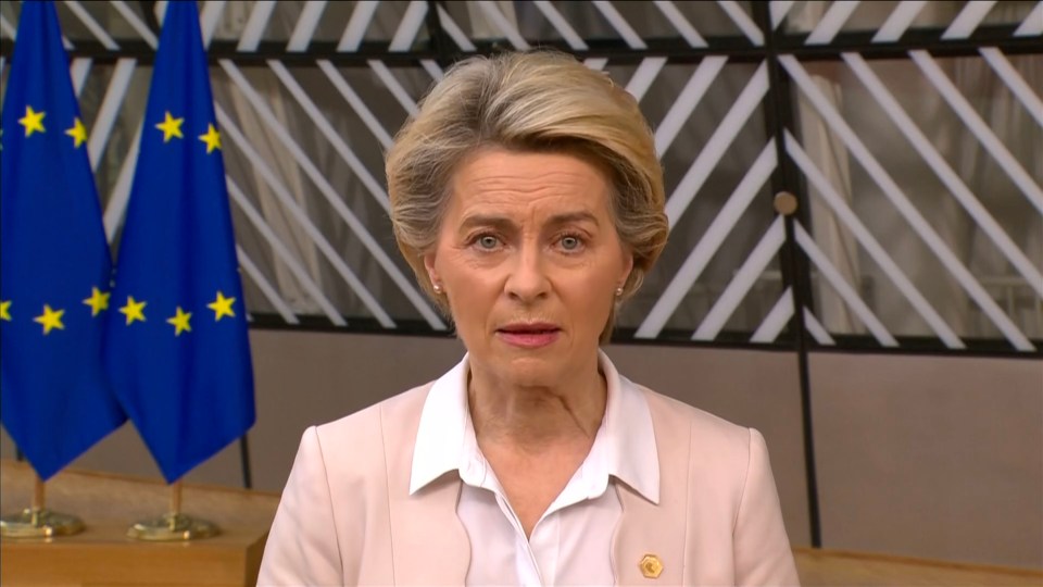 Ms von der Leyen insisted a deal was still possible – but warned she wouldn’t cave